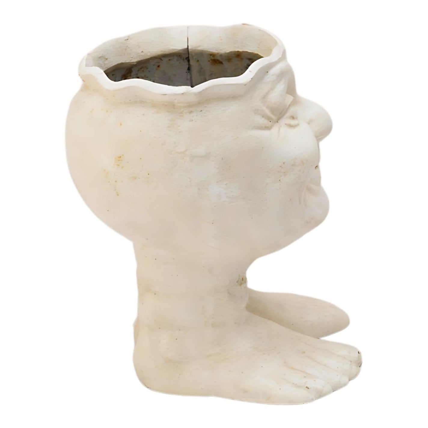 Smiling Face Planter Vase | Handcrafted Ceramic Decor | Gift Idea
