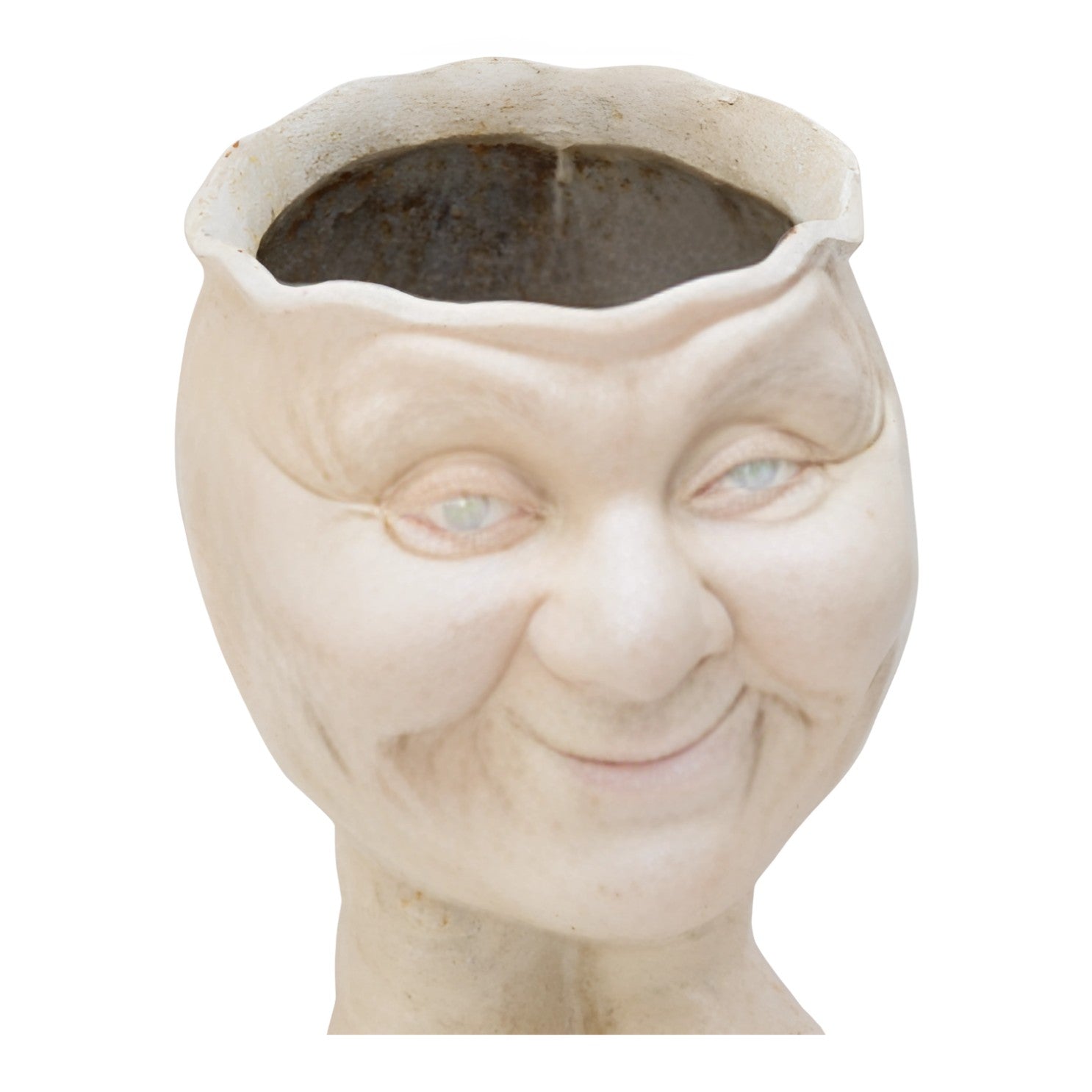 Smiling Face Planter Vase | Handcrafted Ceramic Decor | Gift Idea