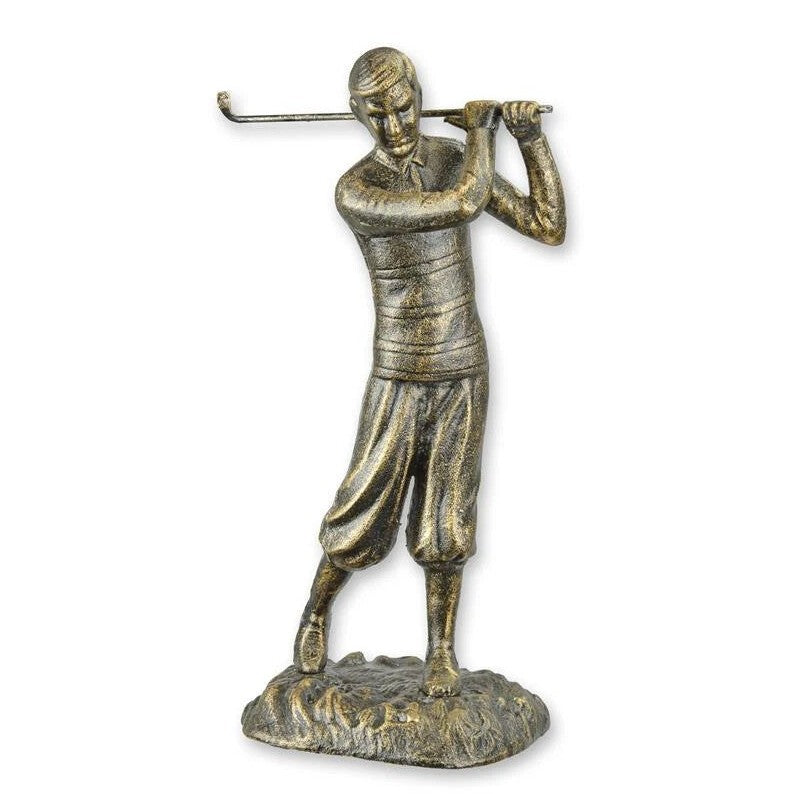 Cast Iron Figurine of a Golfer. Home Decor | Figurines & Statues