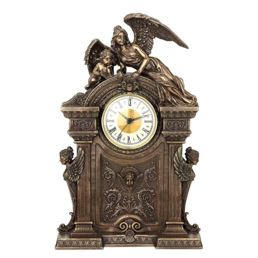 Art Nouveau Table Clock with Angels | Clocks | Home Decor