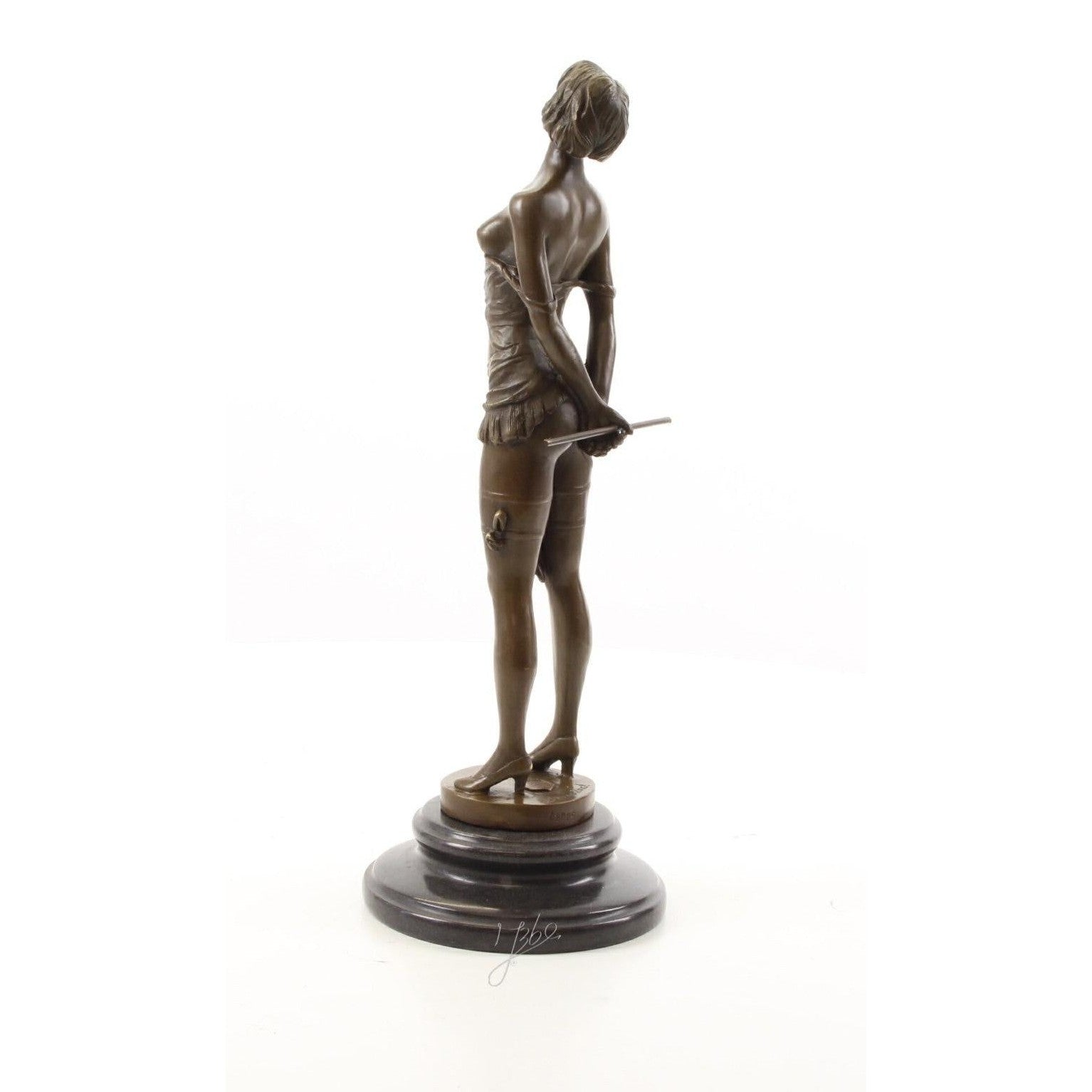 Bound Art Deco Maiden | Handcrafted Bronze Decor | Gift Idea