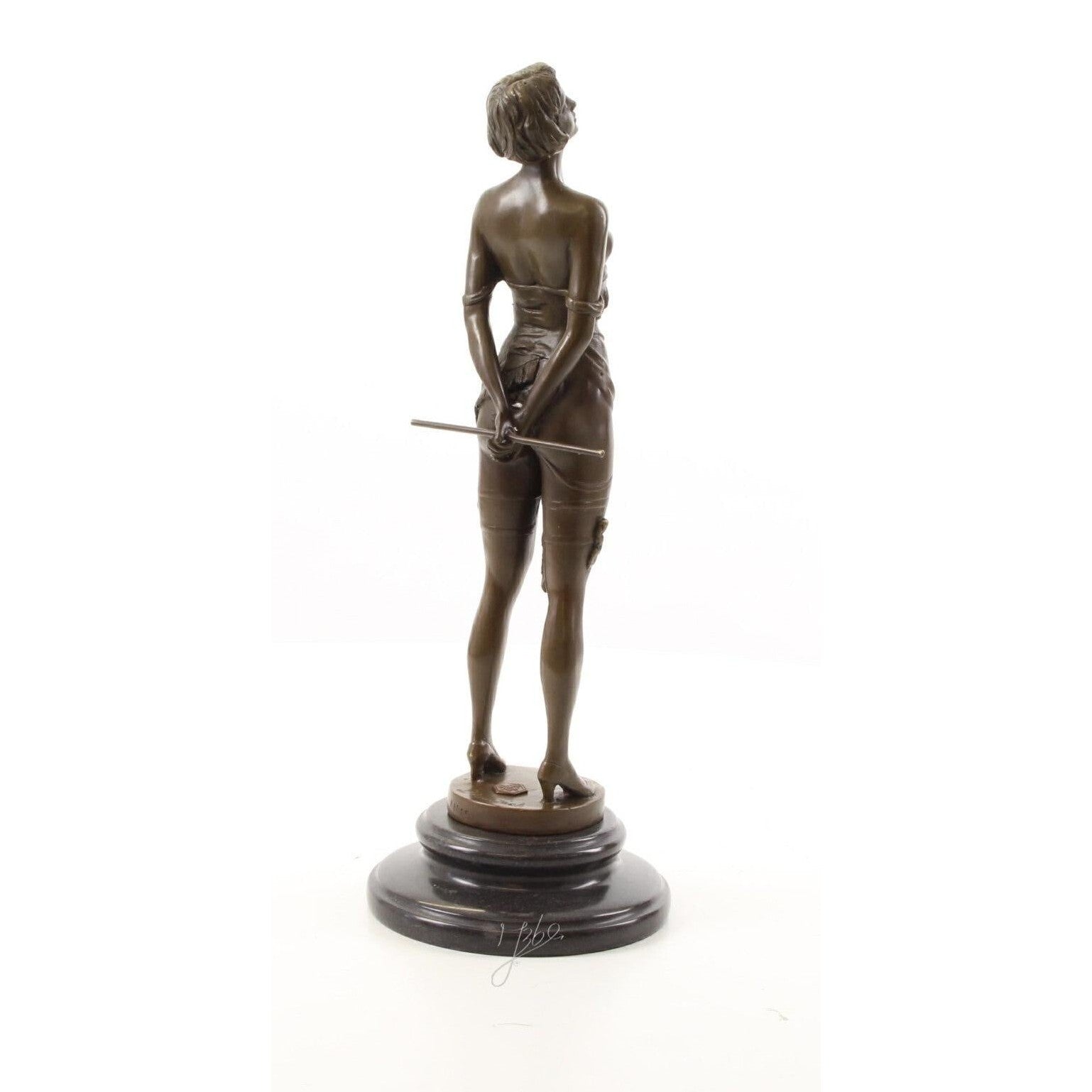 Bound Art Deco Maiden | Handcrafted Bronze Decor | Gift Idea