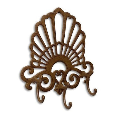 Rustic Utility: Set of Cast Iron Coat Hooks | Door Knockers & Hardware