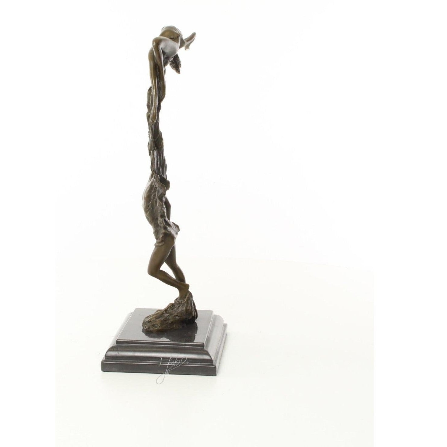 Ascending Lovers Sculpture | Handcrafted Bronze Decor | Gift Idea