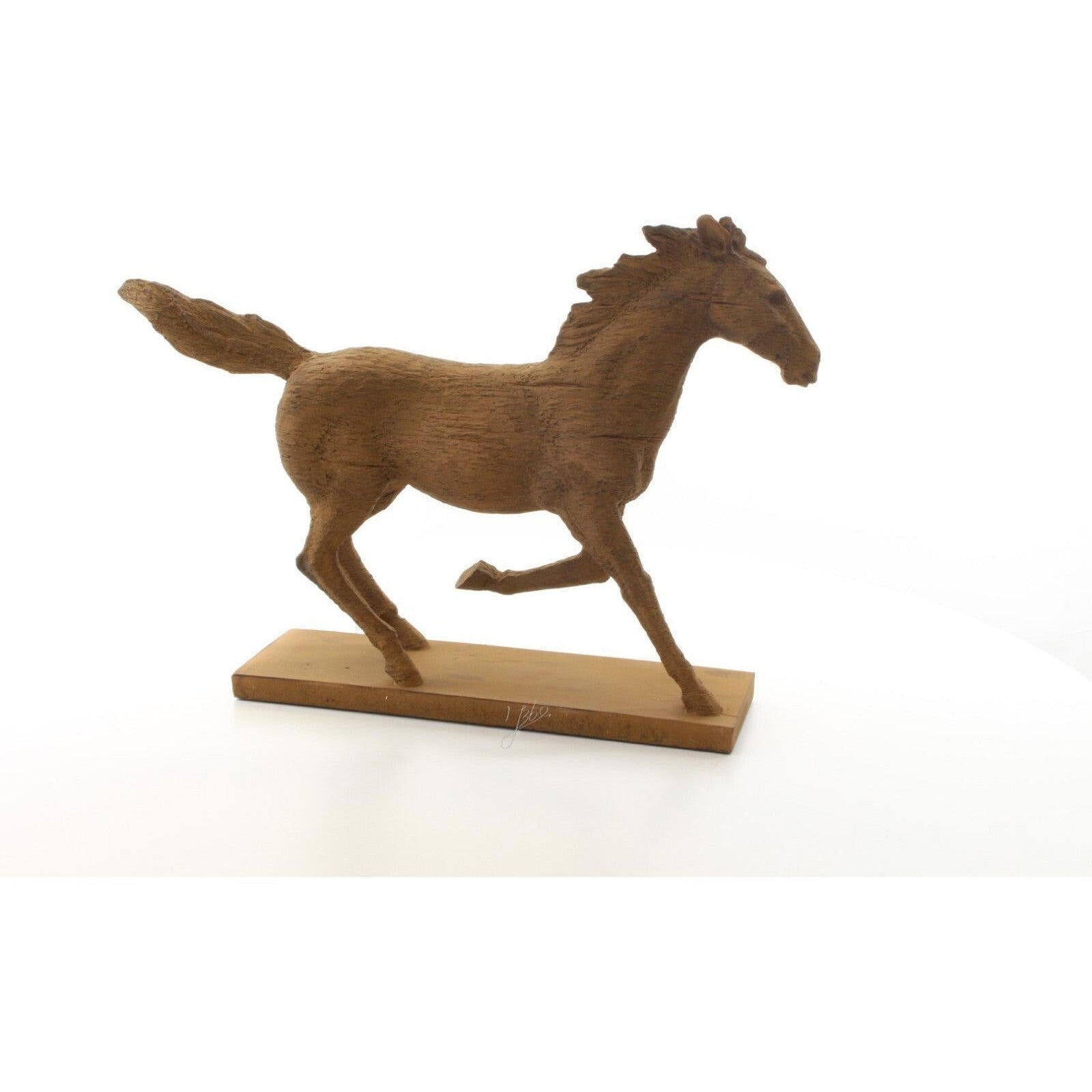Spirit in Motion – Galloping Horse Figurine in Resin, Animal Sculpture