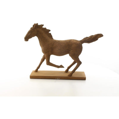 Spirit in Motion – Galloping Horse Figurine in Resin, Animal Sculpture