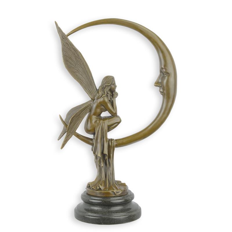 Bronze Sculpture of the Moon Fairy | Mythology & Deity Sculptures