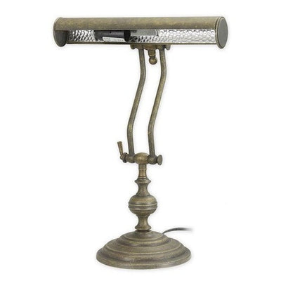 Vintage Banker Desk Lamp | Handcrafted Brass Decor