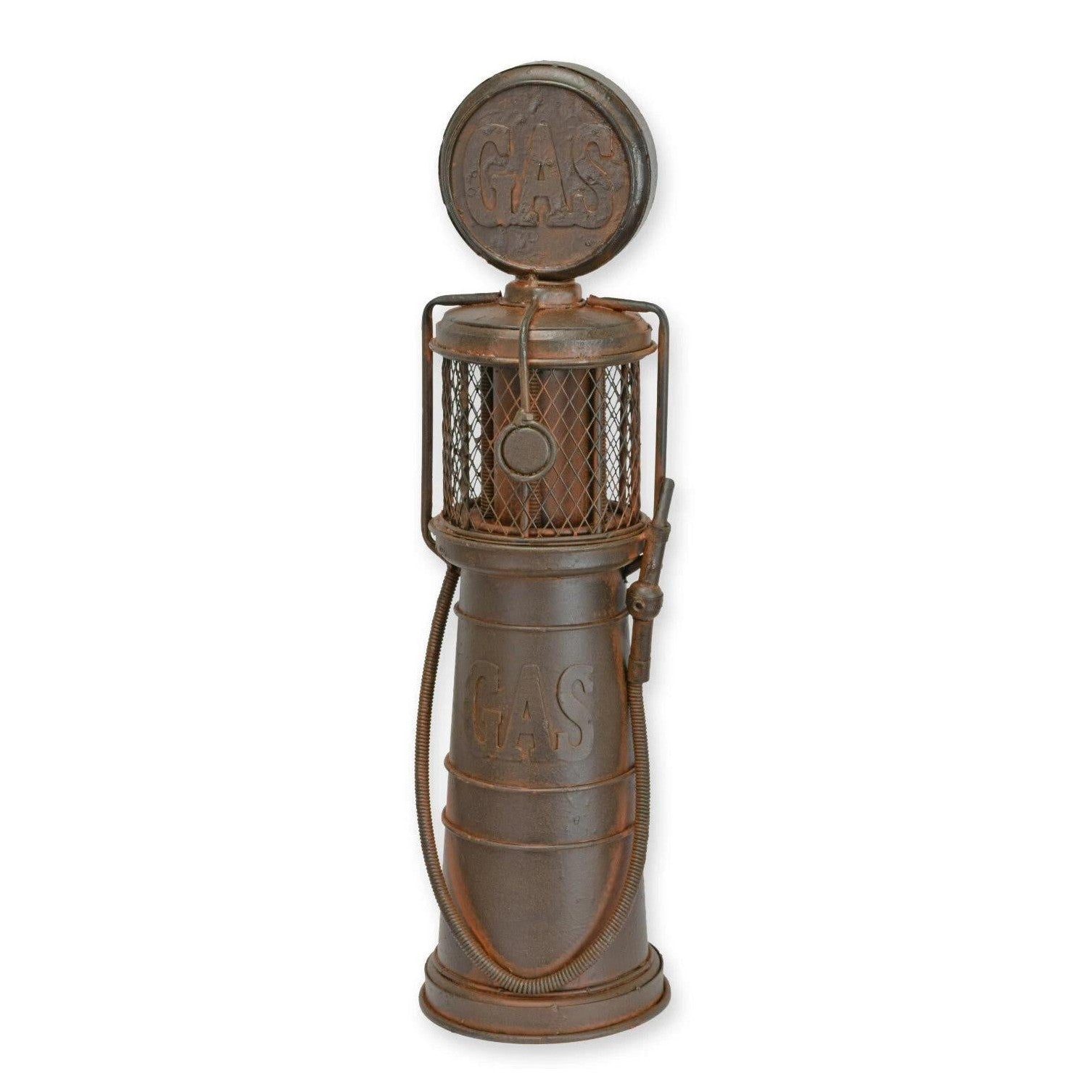 Tin Model of a Rubiginous Gas Pump | Tin & Model Collectibles