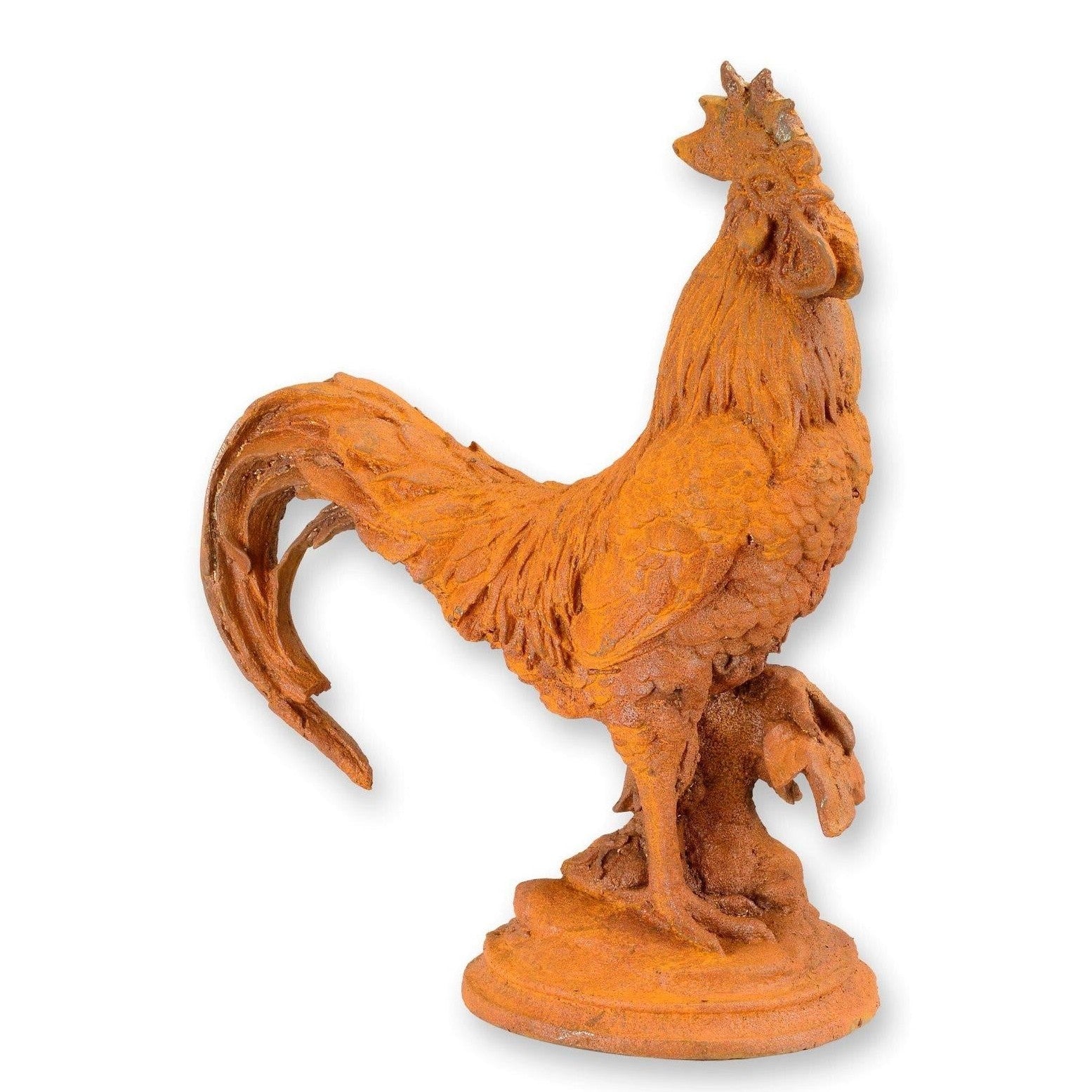 Cast Iron Rooster Farm Animal Sculpture Figurine | Animal Sculptures