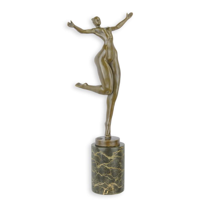 Expressive Dancing Figure | Handcrafted Bronze Decor