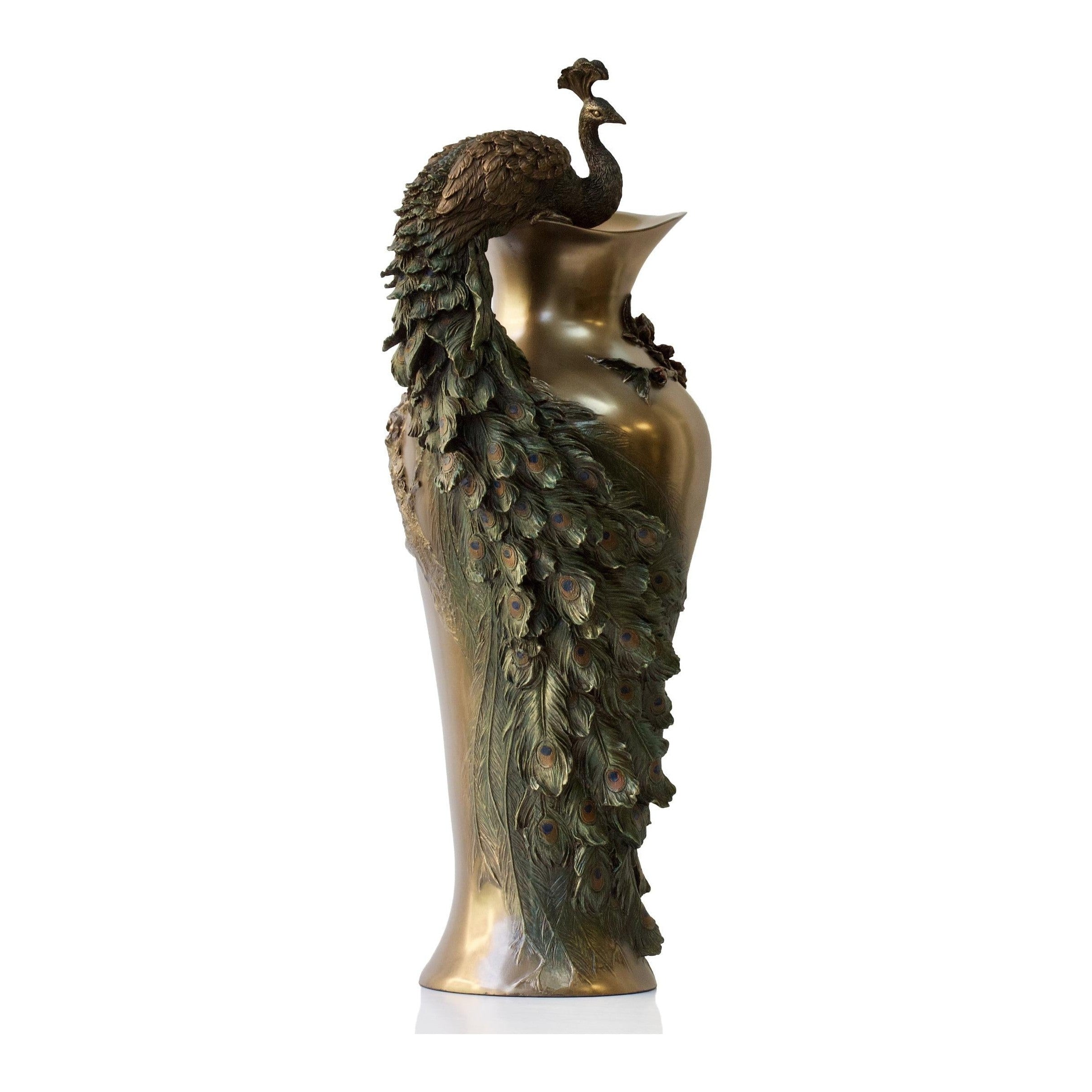 Art nouveau Peacock Vase | Vases & Bowls | Home Decor | Handcrafted