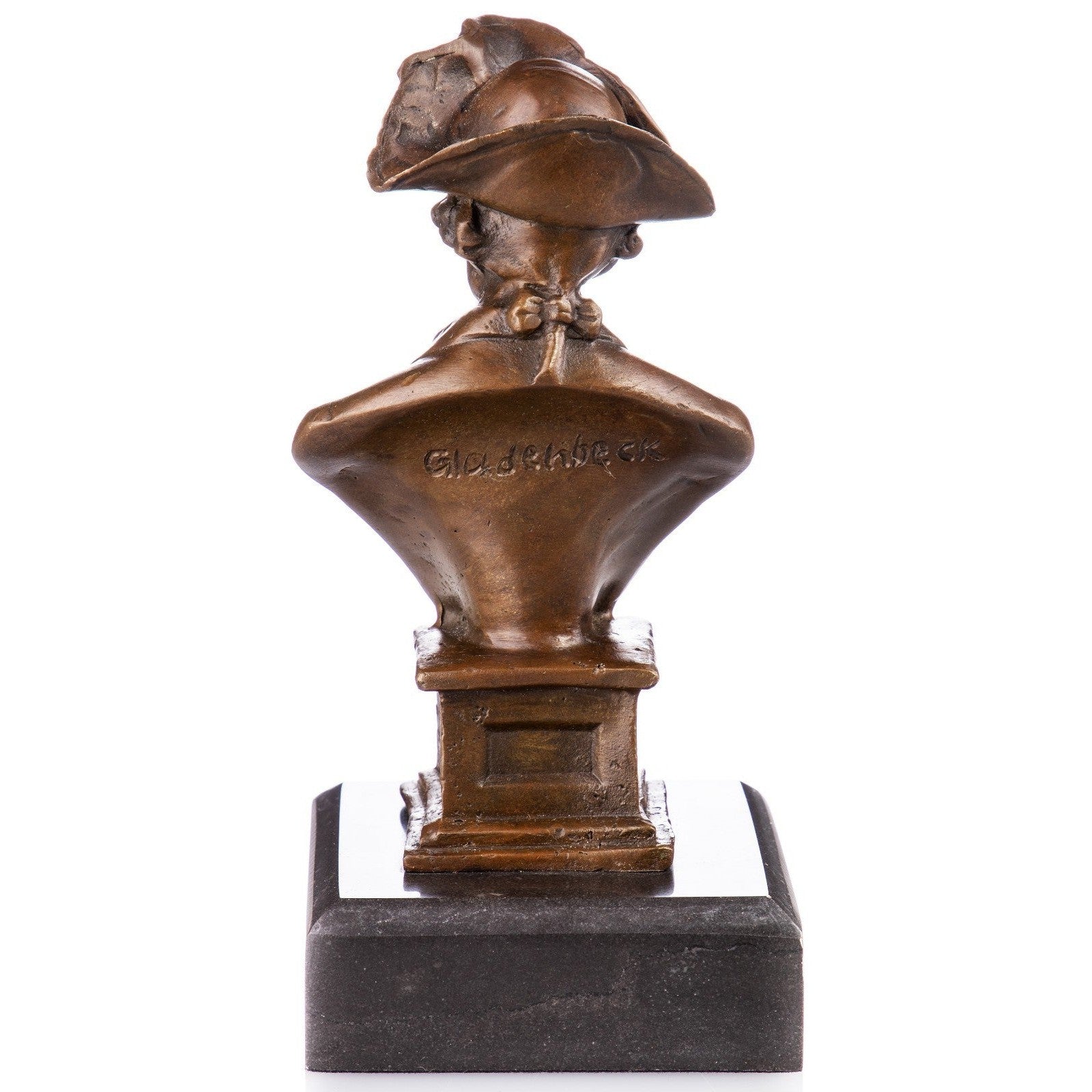 Colonial Gentleman Bust | Handcrafted Bronze Decor | Gift Idea