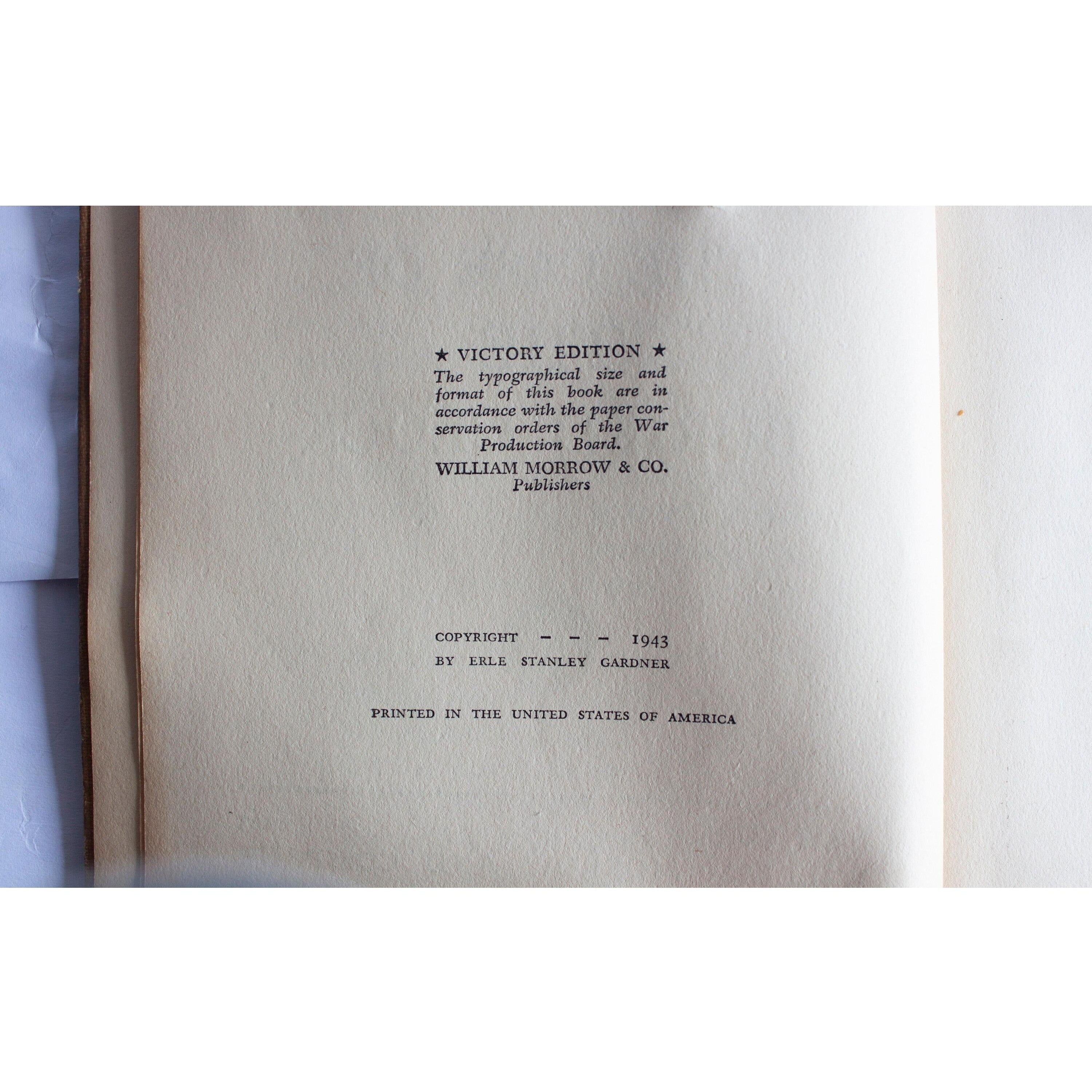 1943 1ST Edition Erle Stanley Gardner.The Case of The Buried Clock