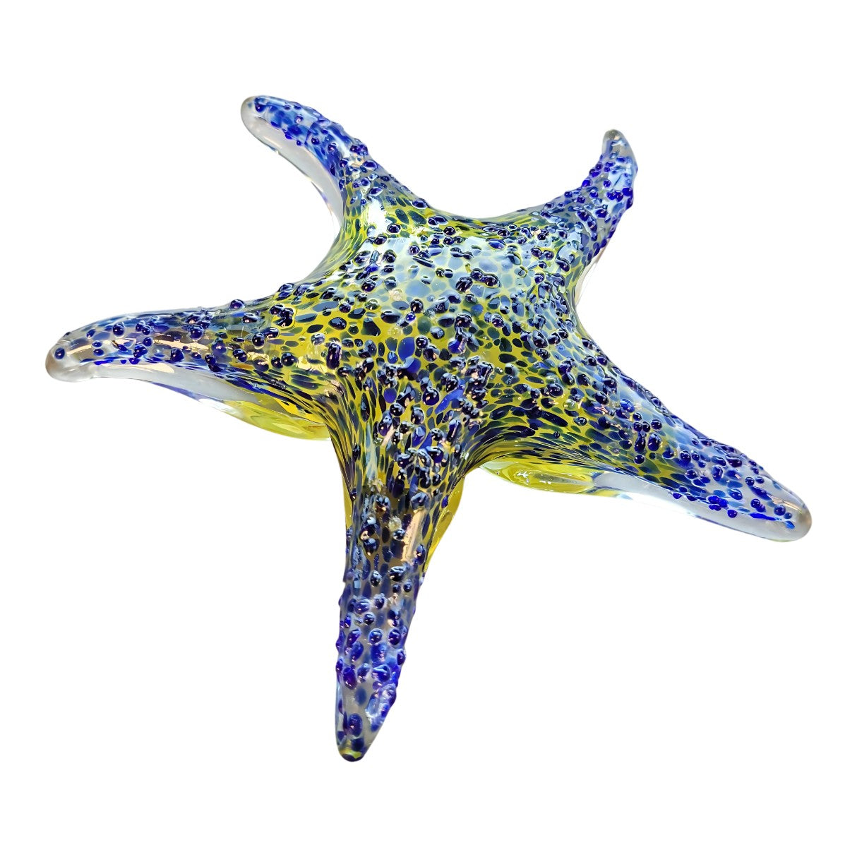 Murano Style Glass Starfish Paperweight Home Decor, Glass & Murano Dec