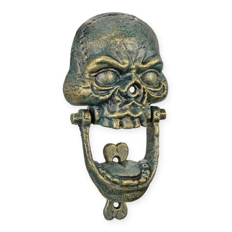 Skull Door Knocker | Handcrafted Cast Iron Decor | Gift Idea