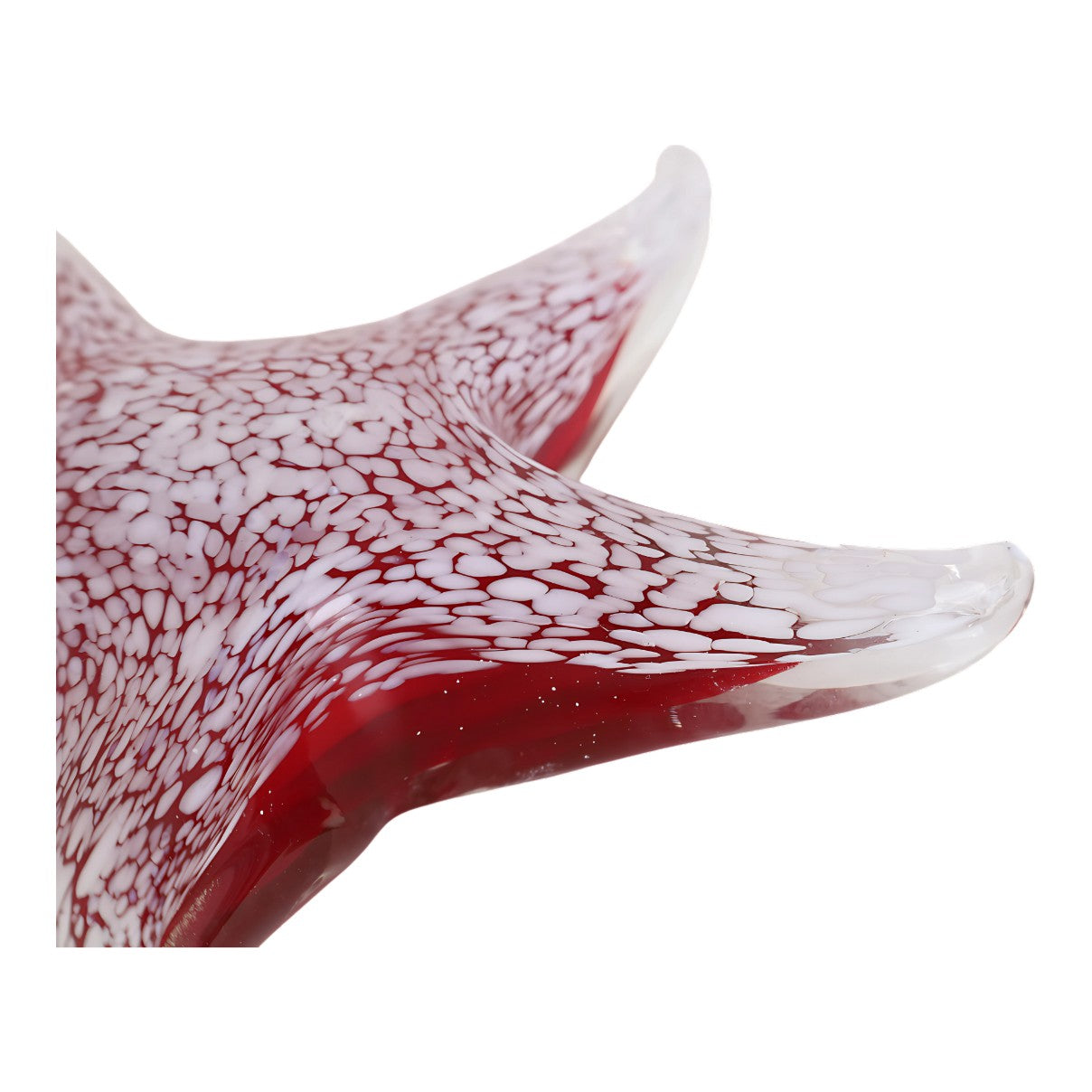 Murano Style Glass Starfish Paperweight Home Decor, Glass & Murano Dec