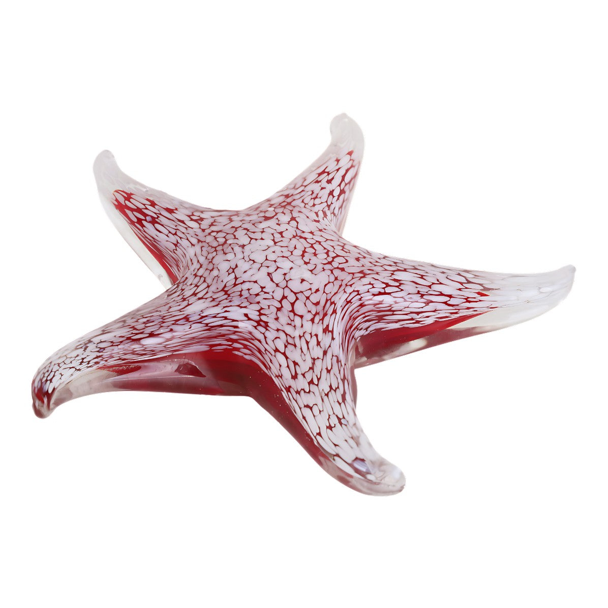 Murano Style Glass Starfish Paperweight Home Decor, Glass & Murano Dec