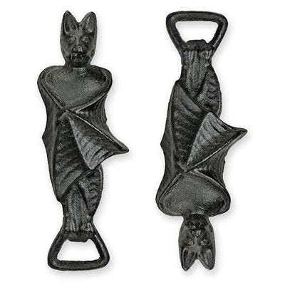 Hanging Bat Bottle Opener | Handcrafted Cast Iron Decor | Gift Idea