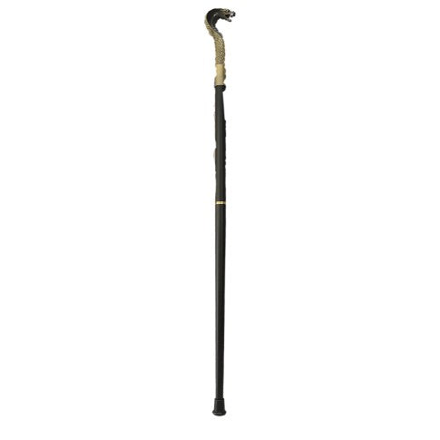 Aluminium Walking Stick Snake Cobra Head | Curios & Collectibles