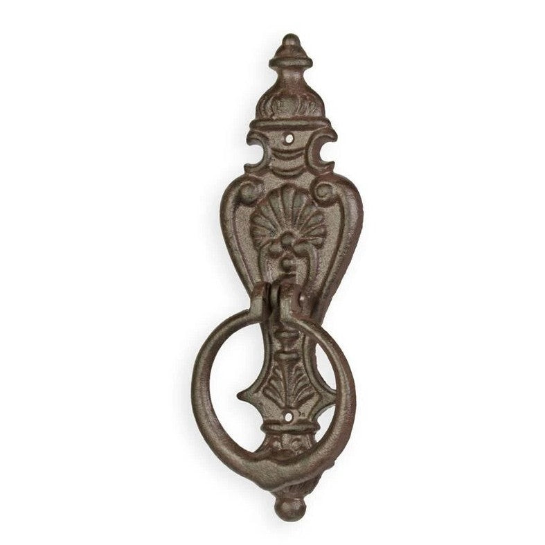 Ornate Iron Door Knocker | Handcrafted Iron Decor