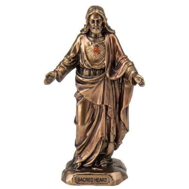 Mini Jesus Statue. Most Sacred Heart of Jesus Statue, Mythology & Deit