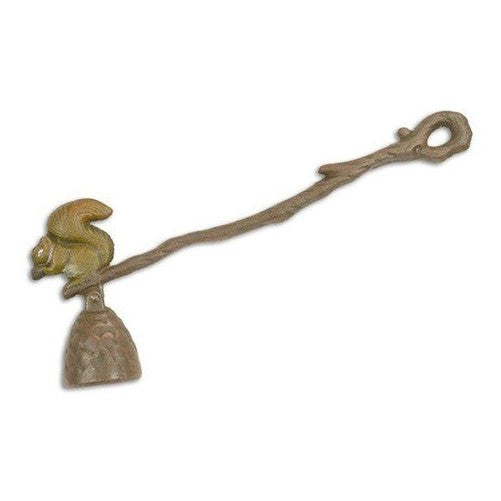 Squirrel Handle Magnifier | Handcrafted Bronze Decor