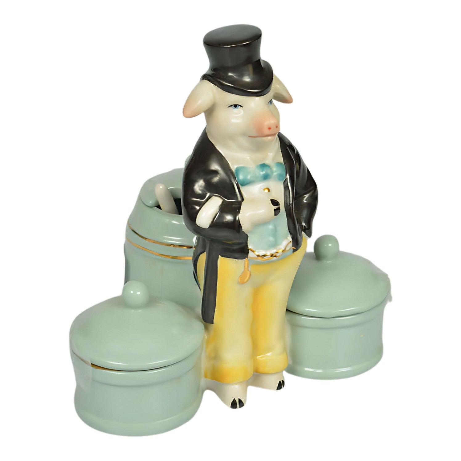 Xx a Porcelain Double Mustard Pot | Curios & Collectibles