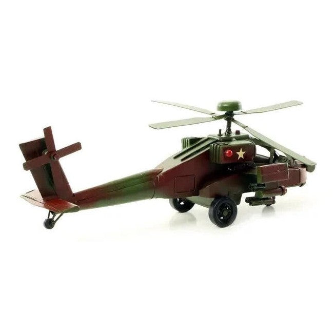 Tin Model of an Apache Helicopter | Tin & Model Collectibles