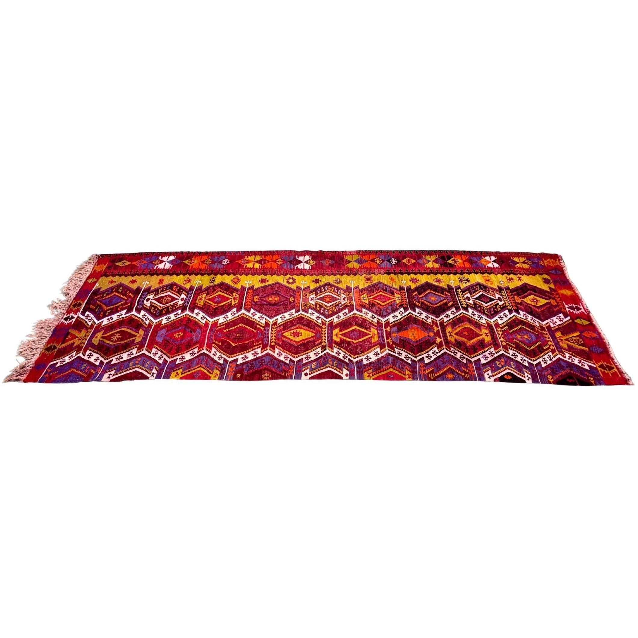 Anatolian Kilim Runner | Handcrafted Wool Decor | Gift Idea