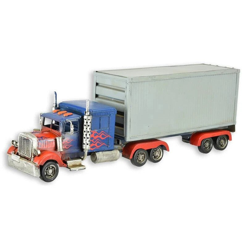 Tin Model of a Container Truck | Tin & Model Collectibles
