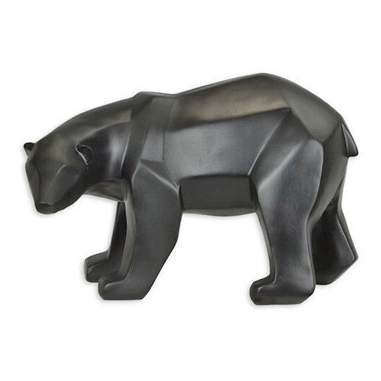 Low Poly Bear Sculpture | Handcrafted Resin Decor