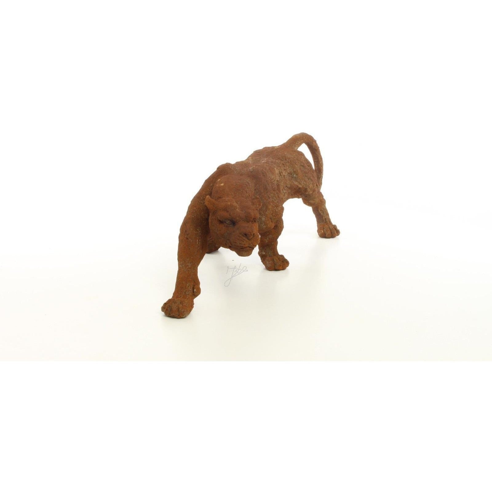 Rustic Resin Panther Sculpture – Garden or Indoor Decor
