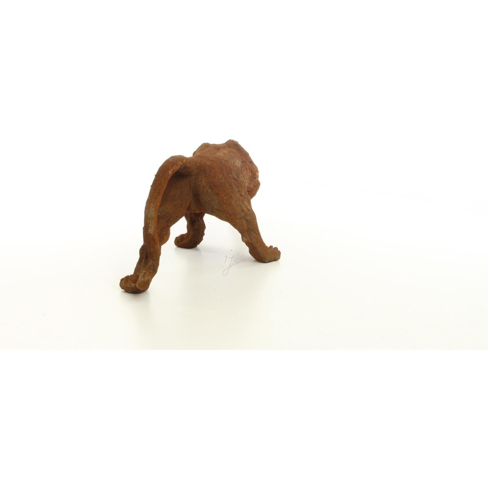 Rustic Resin Panther Sculpture – Garden or Indoor Decor