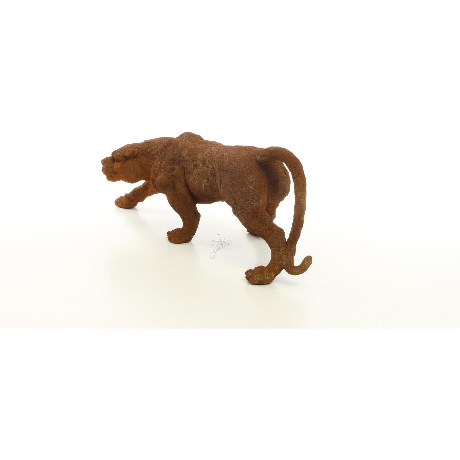 Rustic Resin Panther Sculpture – Garden or Indoor Decor