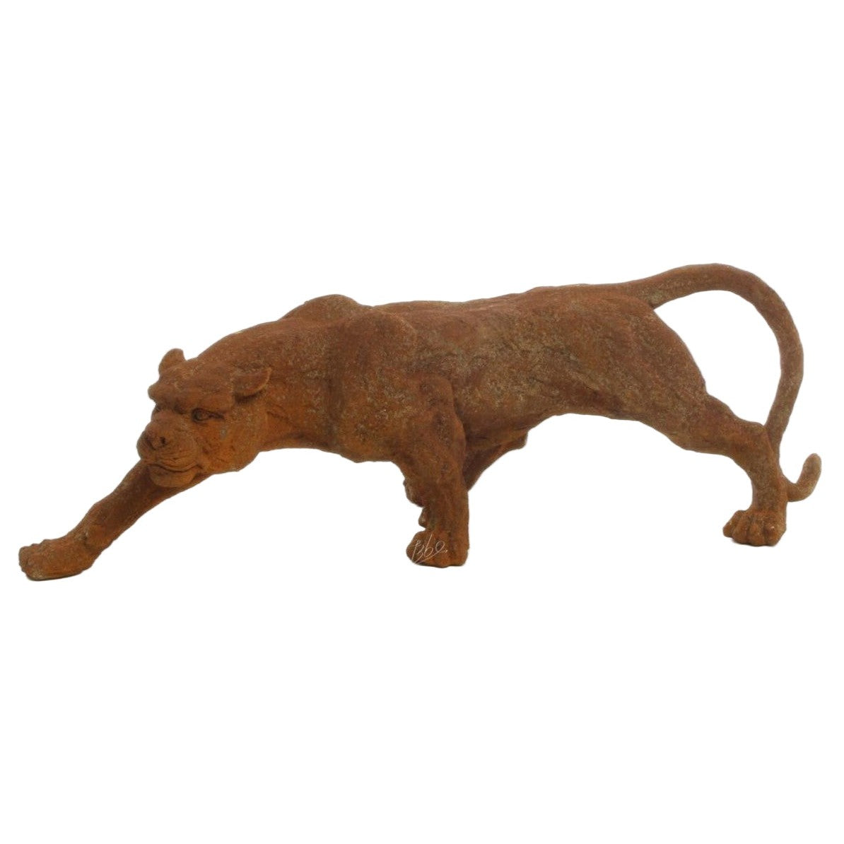 Rustic Resin Panther Sculpture – Garden or Indoor Decor