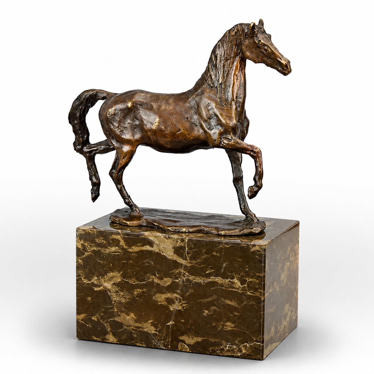 Prancing Horse Statue | Handcrafted Bronze Decor | Unique Home Accent | Gift Ide