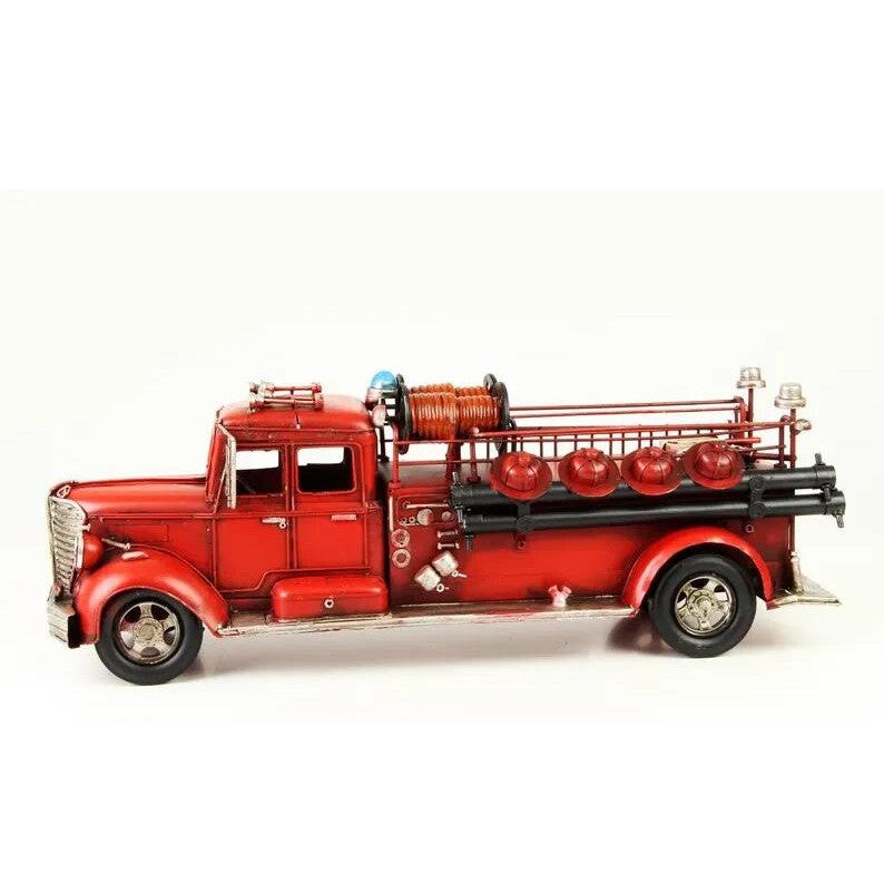 Tin Model of a Firetruck | Tin & Model Collectibles | Home Decor
