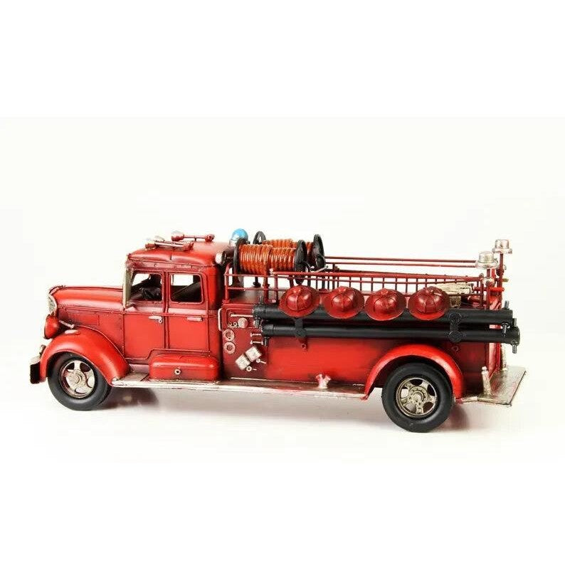 Tin Model of a Firetruck | Tin & Model Collectibles | Home Decor