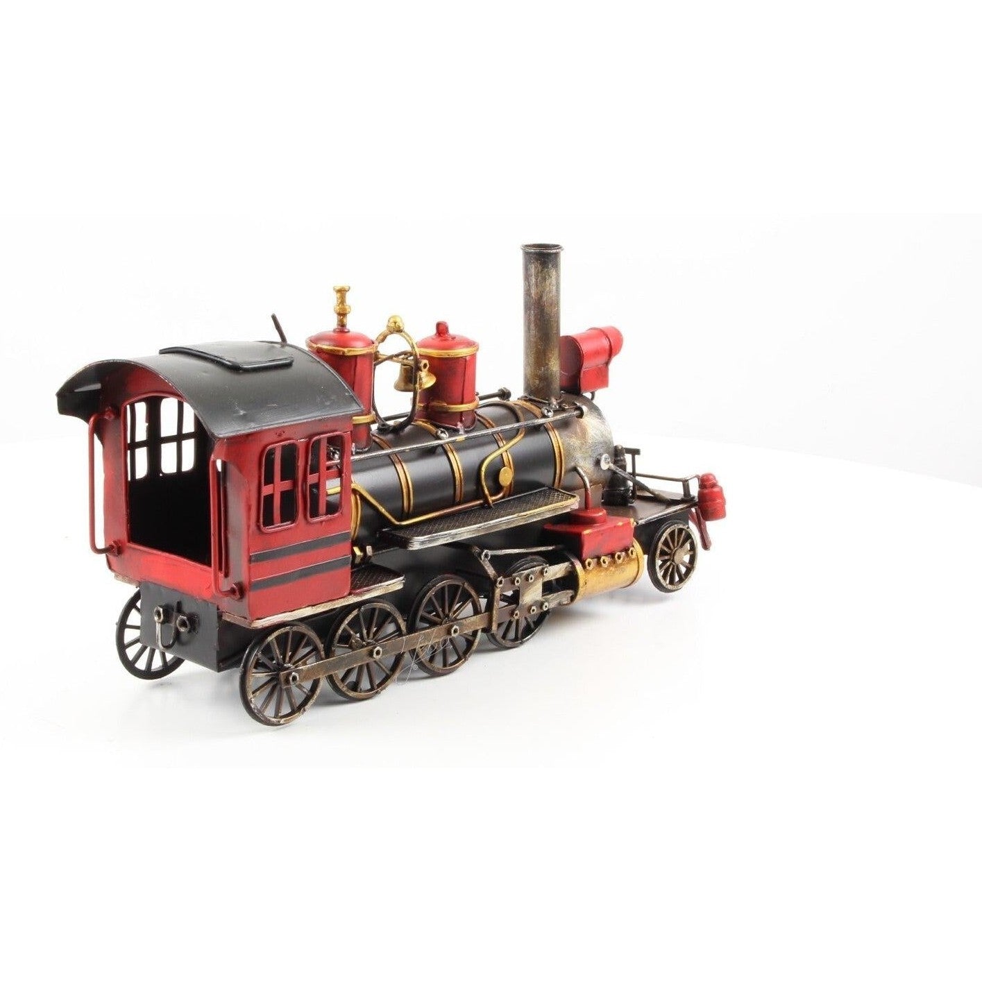 Tin Model of a Steam Locomotive | Tin & Model Collectibles