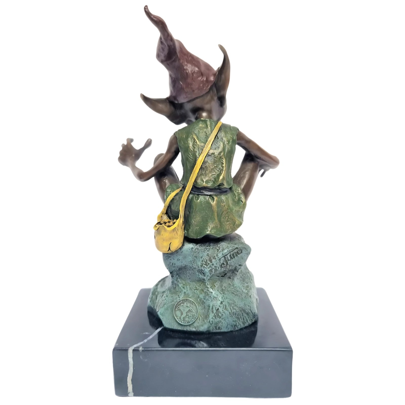 Laughing Forest Goblin | Handcrafted Bronze Decor