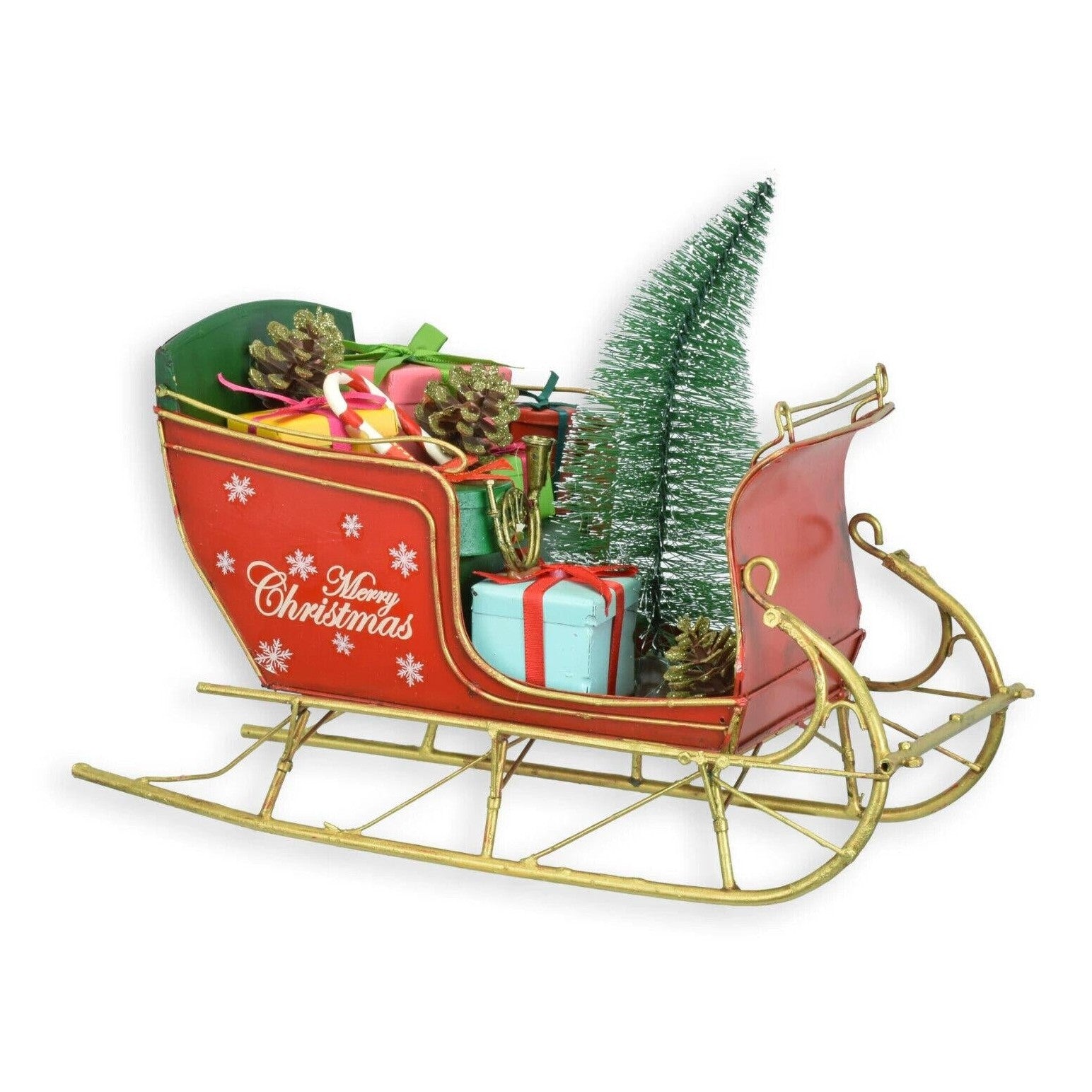 Tin Model of a Christmas Sledge | Tin & Model Collectibles