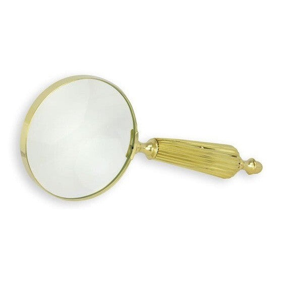 Classic Gold Magnifying Glass | Brass Decor | Desk Accent | Gift Idea