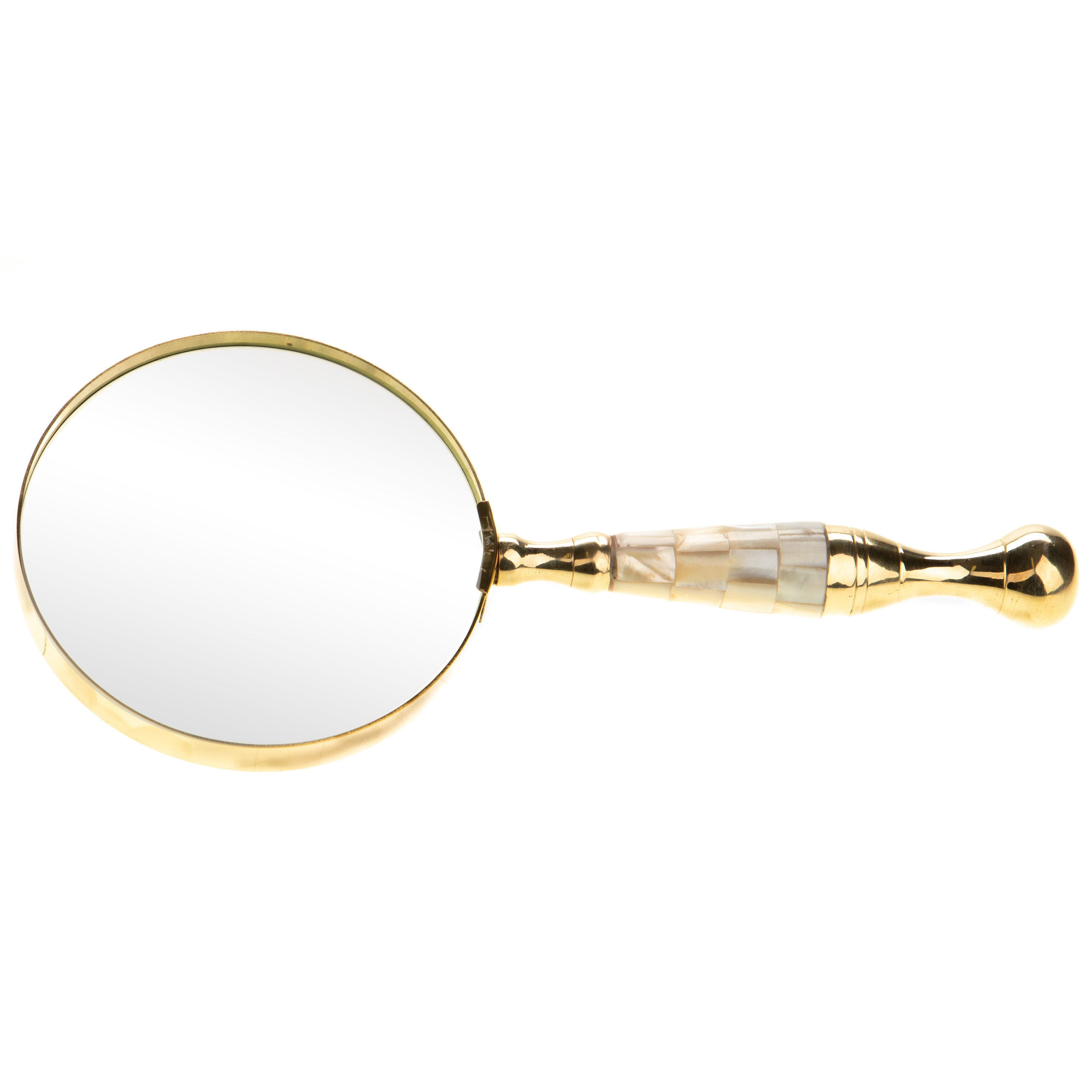 Brass Magnifying Glass – Antique Style Desk Accessory – view 1