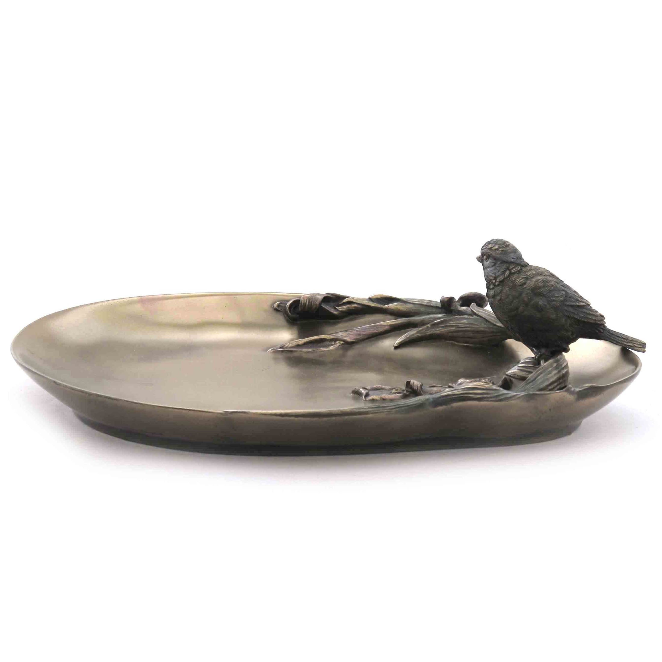 Iris and Blue Tit Dish