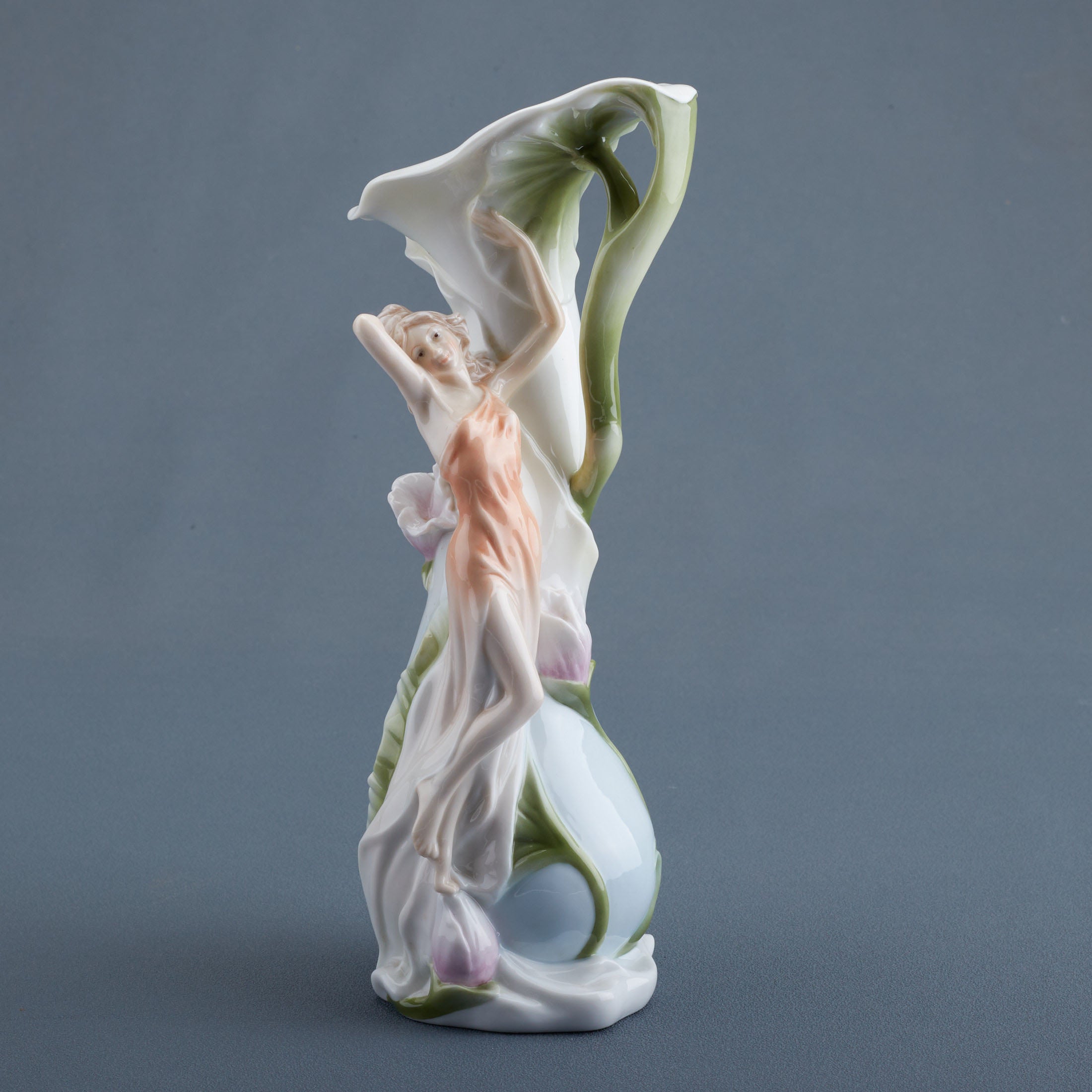 Leaning Girl Vase