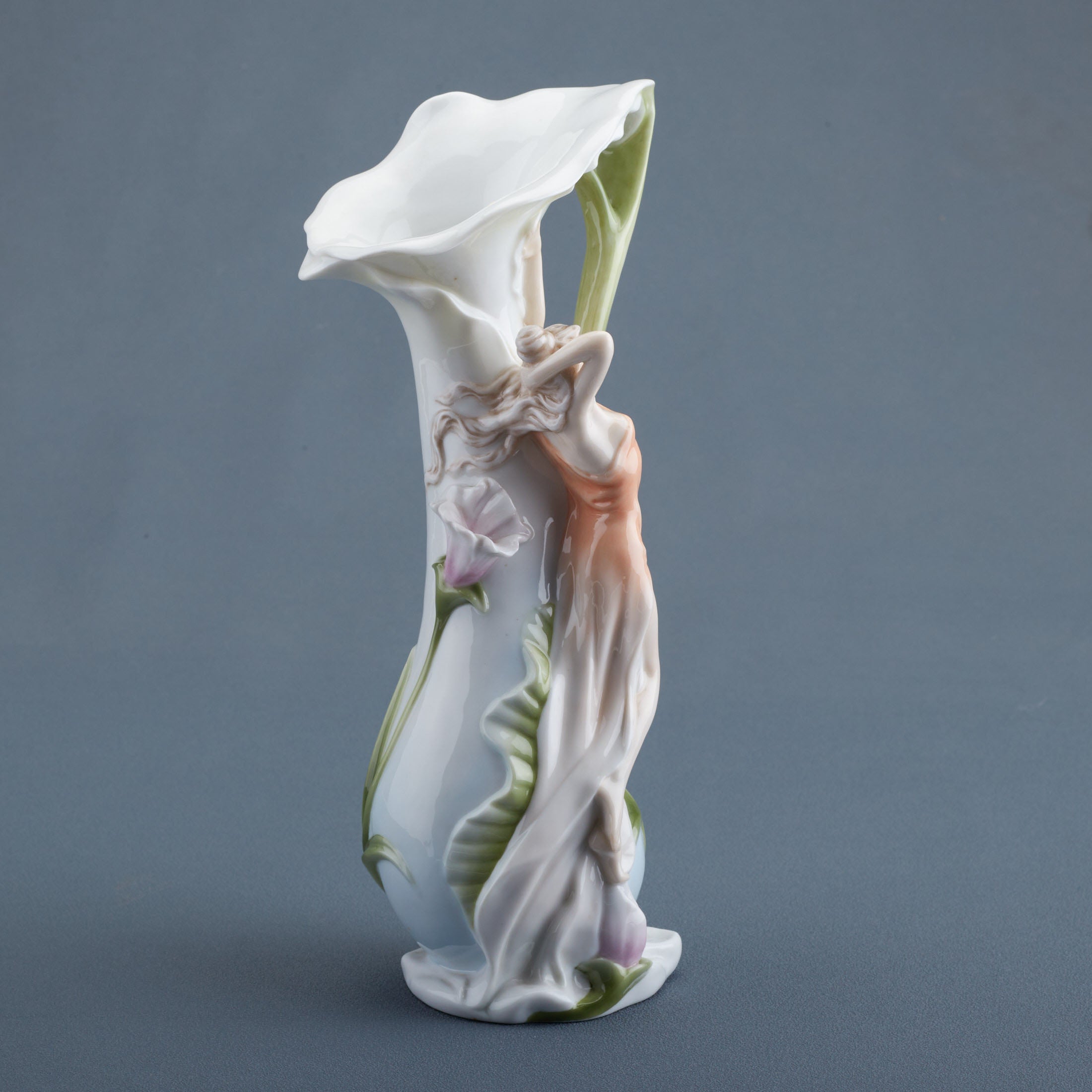 Leaning Girl Vase