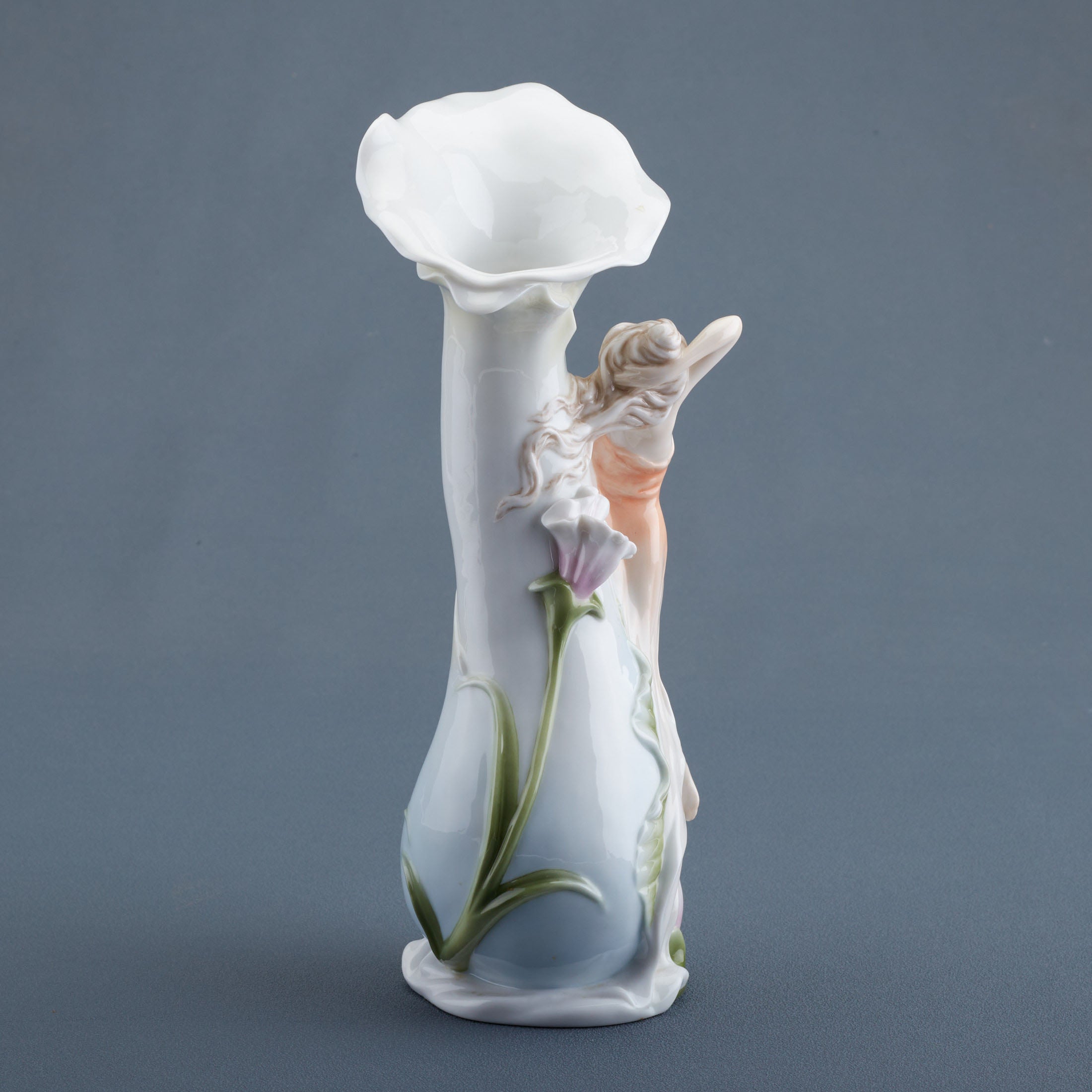 Leaning Girl Vase