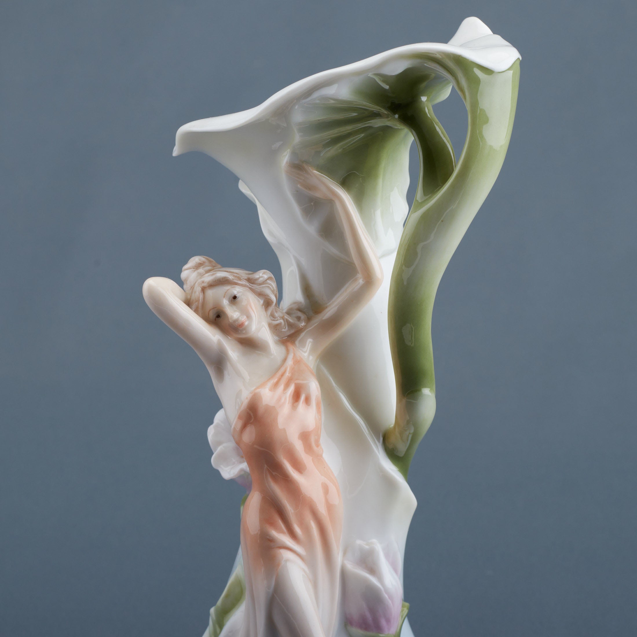 Leaning Girl Vase