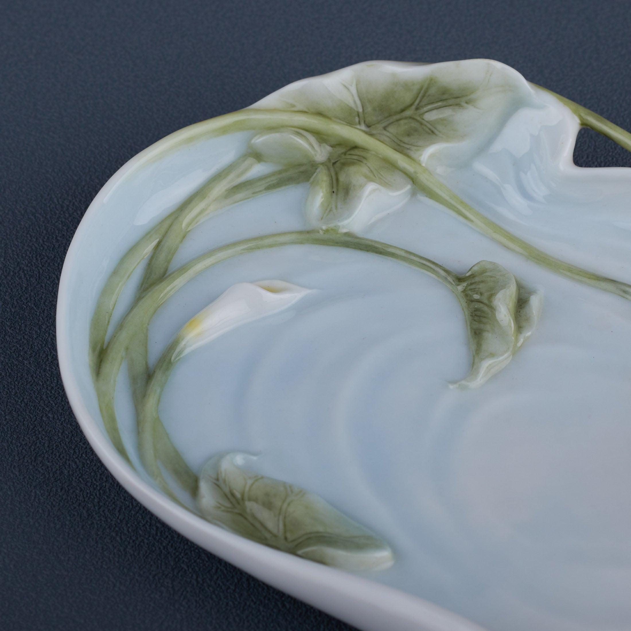 Calla Lily and Butterfly Dish